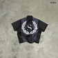 Monarch Mode Boxy Crop Jersey Polo SPADES