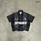 Monarch Mode Boxy Crop Jersey Polo SPADES