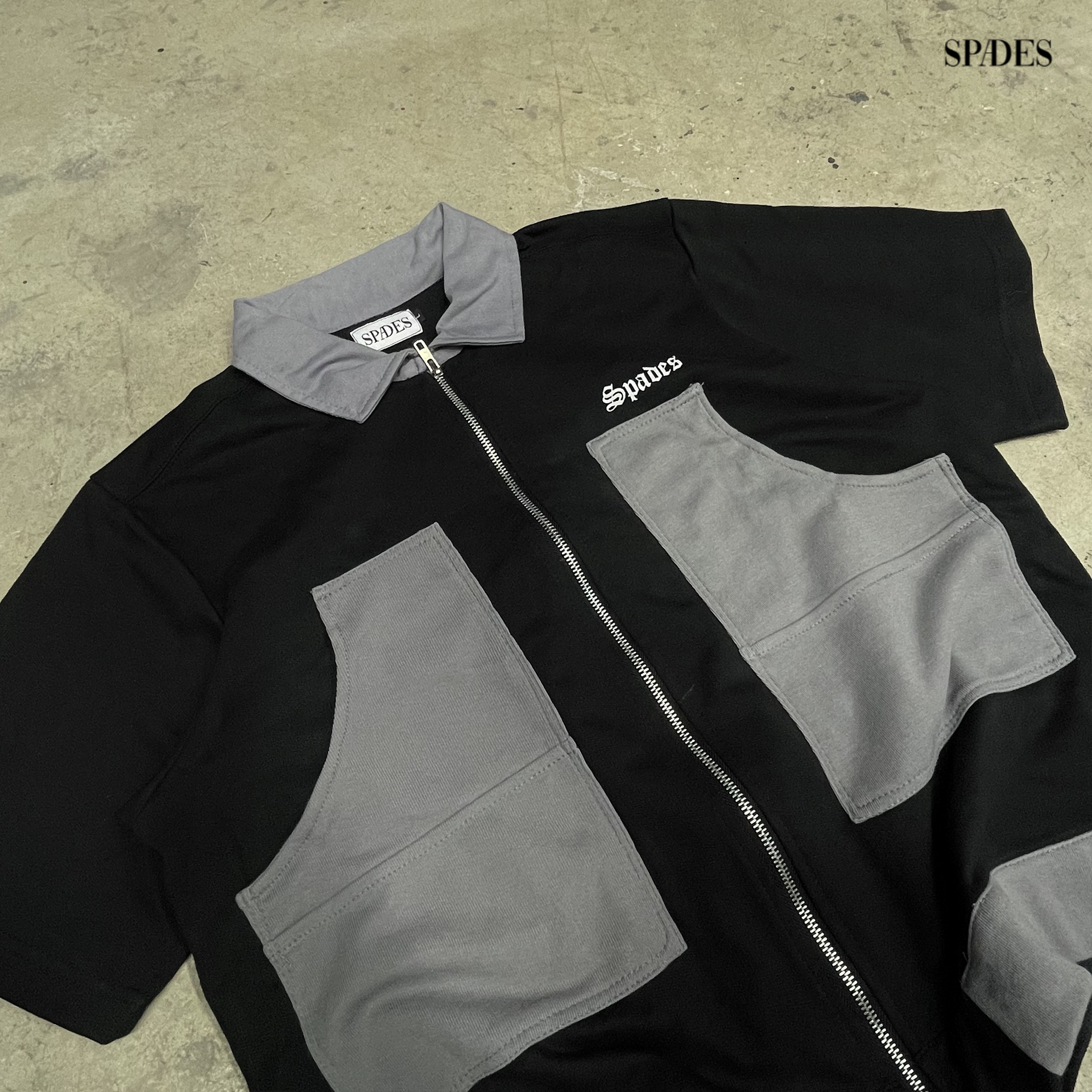 Syndicate Utility Boxy Crop Polo SPADES