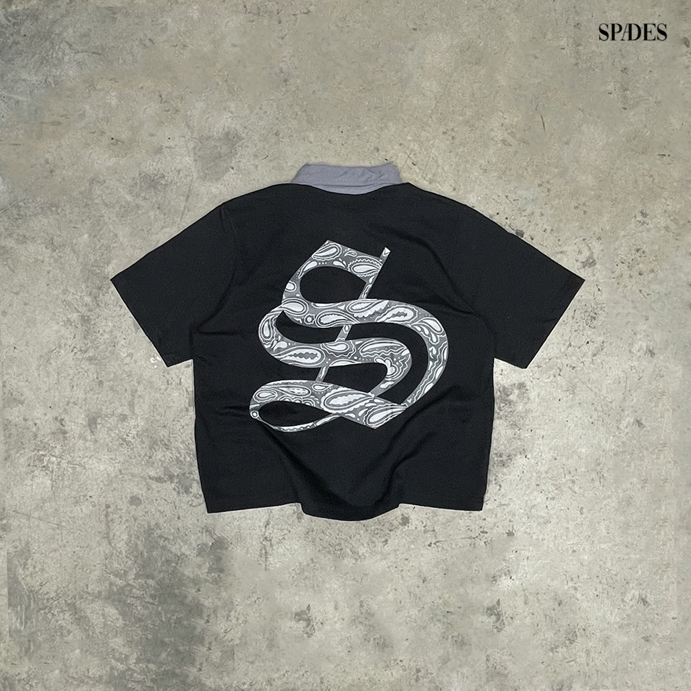 Syndicate Utility Boxy Crop Polo SPADES