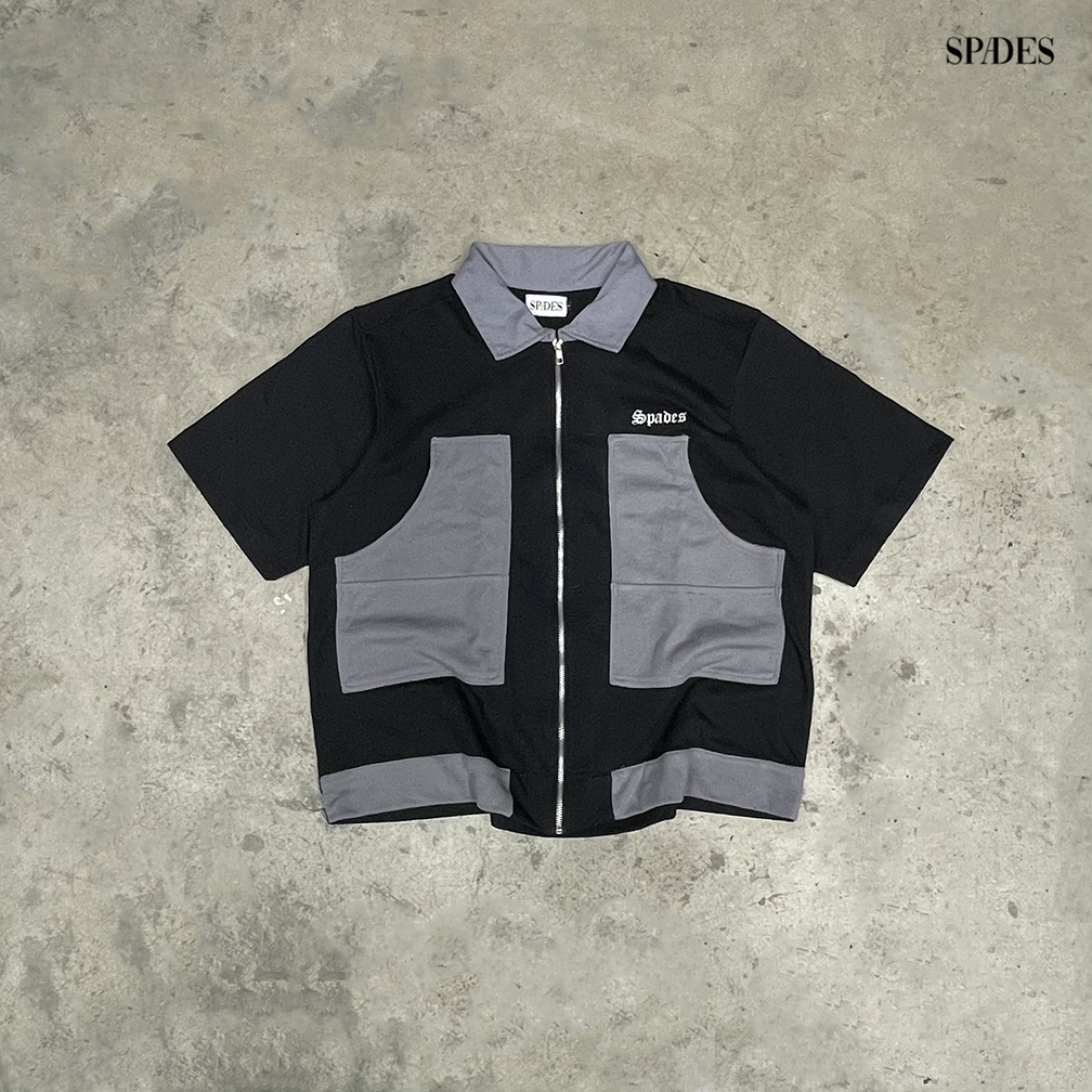Syndicate Utility Boxy Crop Polo SPADES