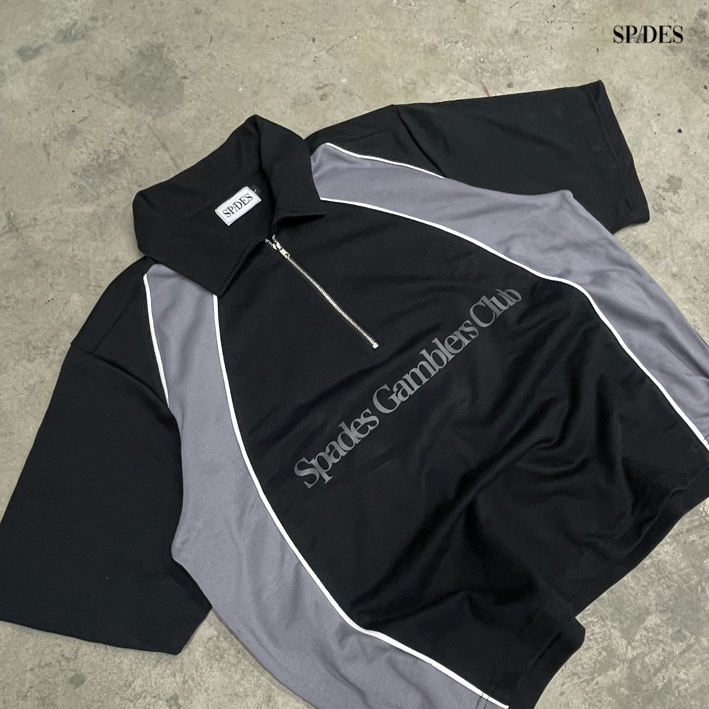 Ruthless Club Boxy Crop Polo SPADES