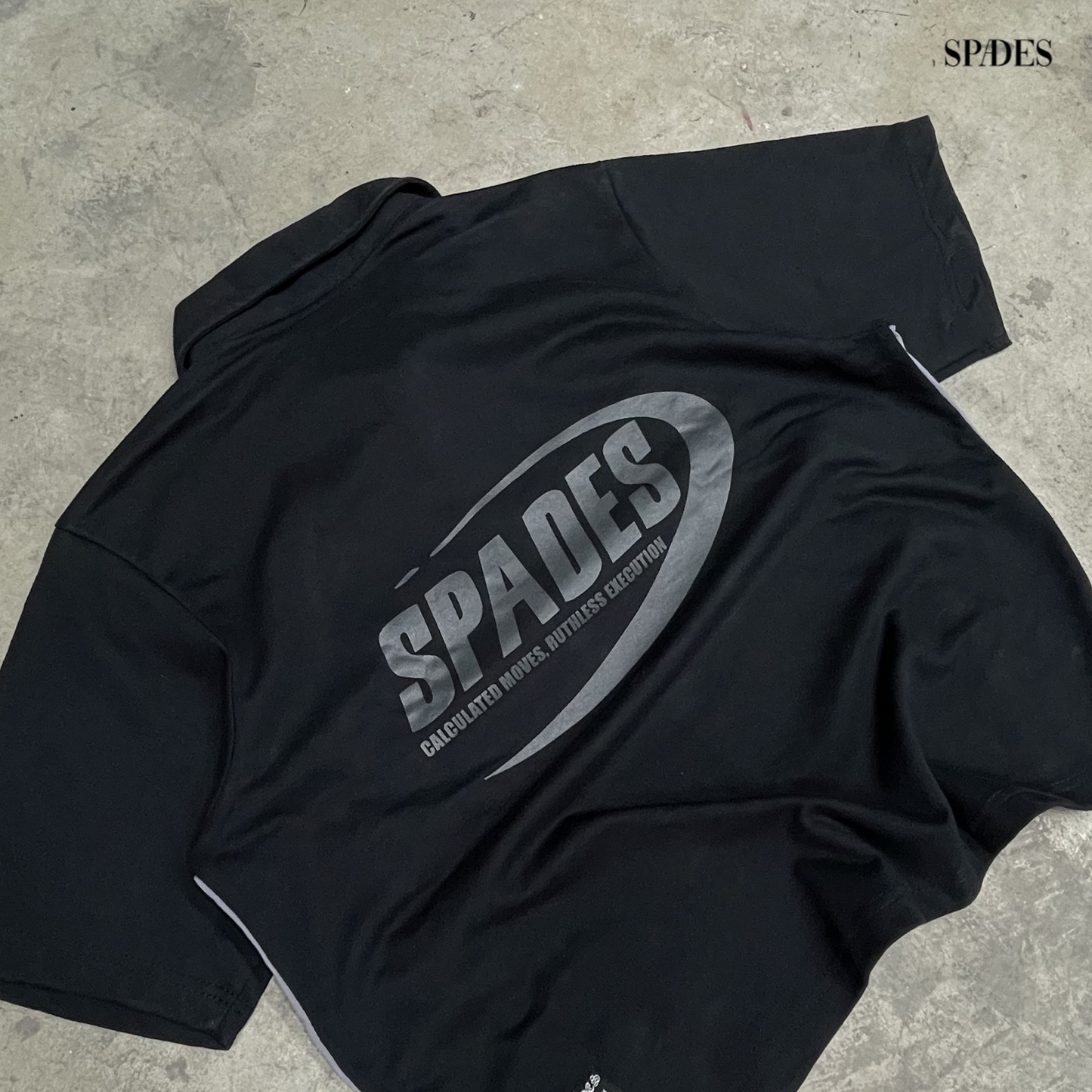 Ruthless Club Boxy Crop Polo SPADES