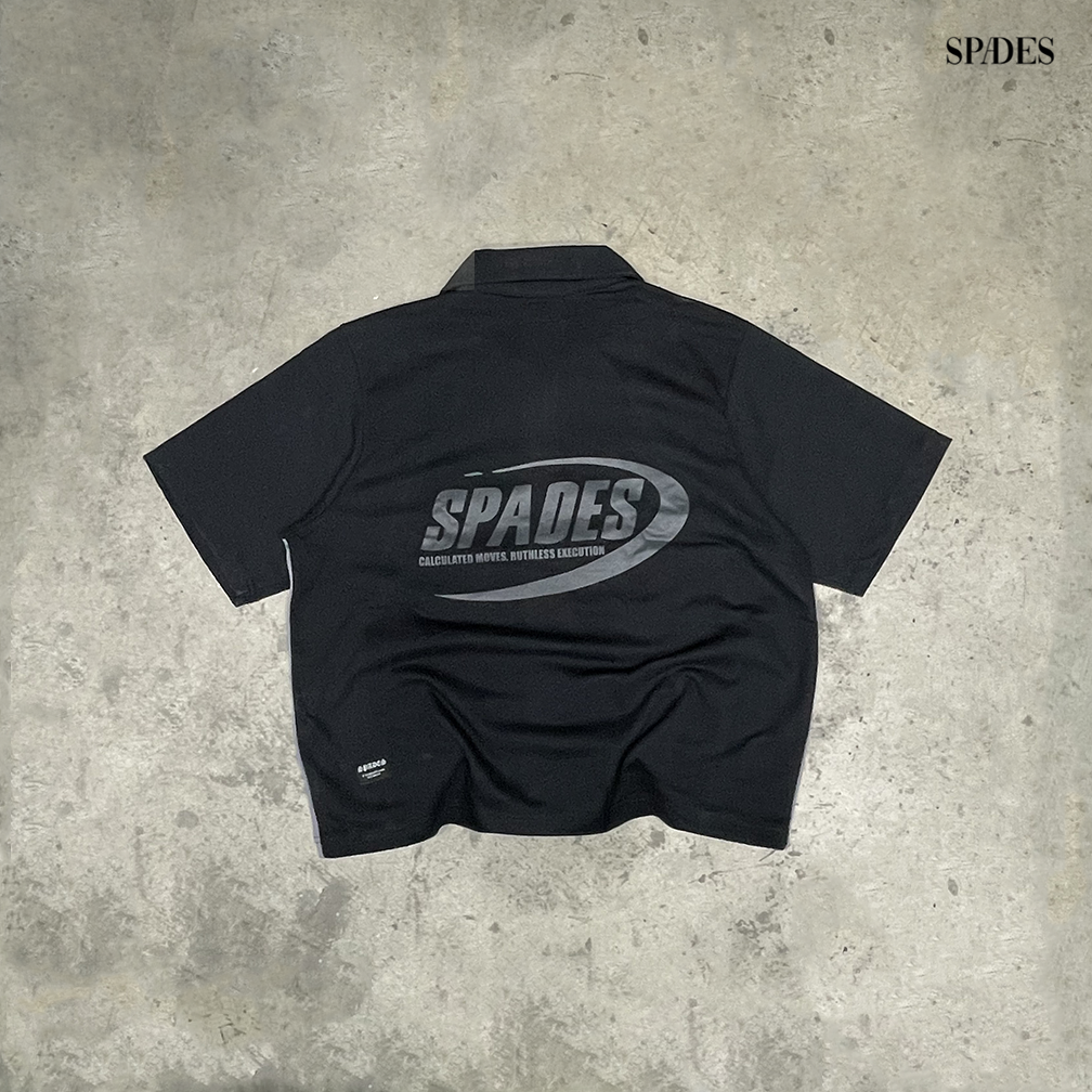 Ruthless Club Boxy Crop Polo SPADES