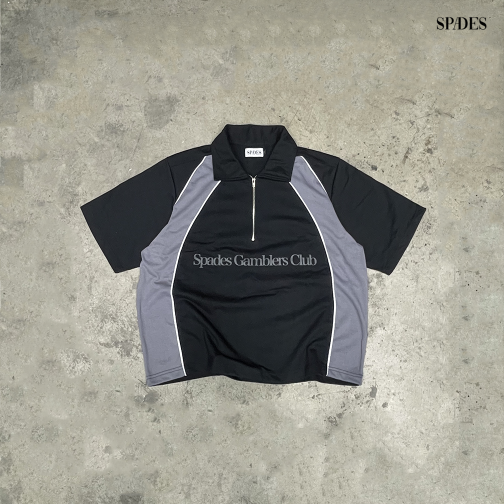 Ruthless Club Boxy Crop Polo SPADES