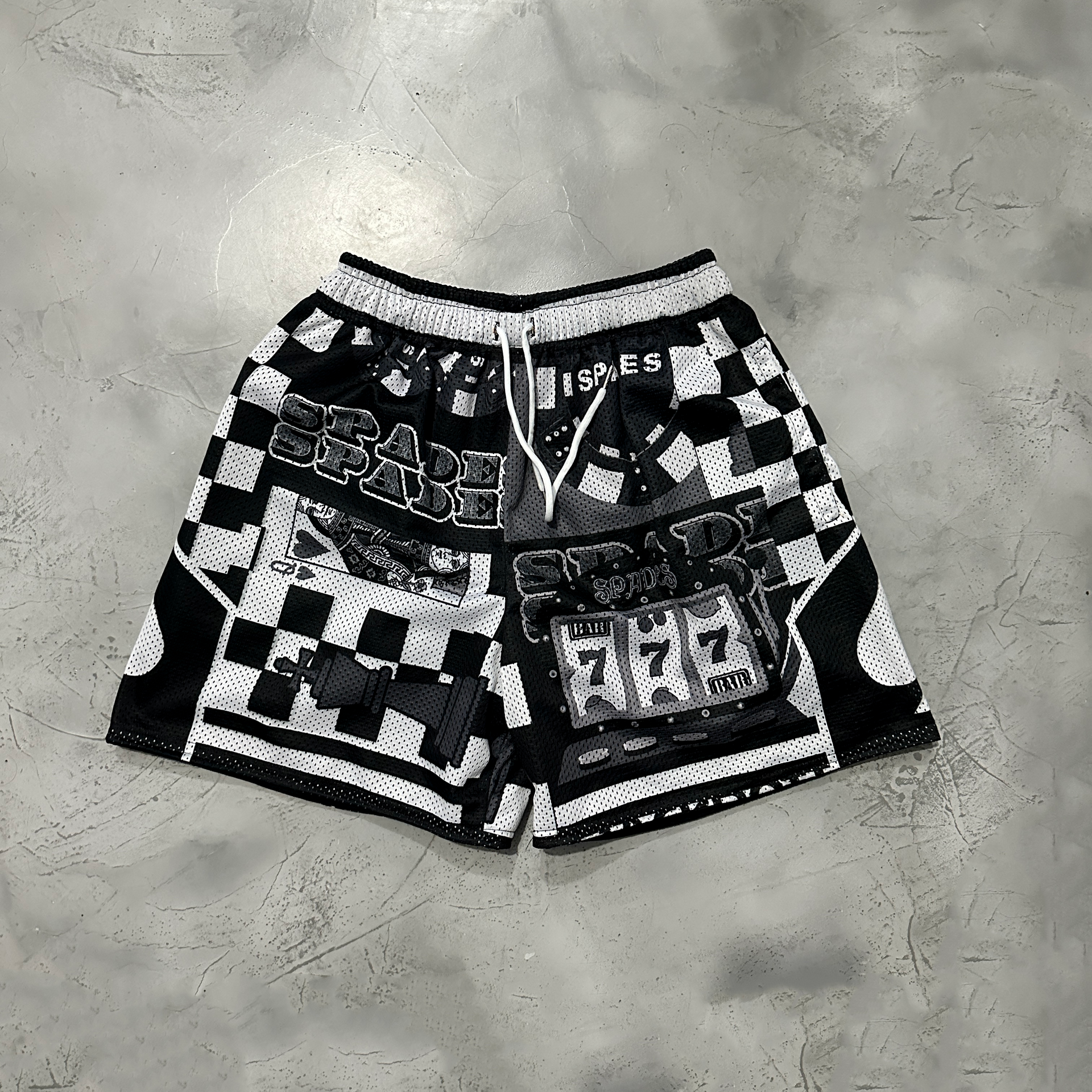 Spades  Risky Roll  Semi Step Mesh Shorts SPADES