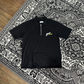Spades Quarter Zip Polo Roulette Black SPADES