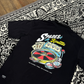 Spades Quarter Zip Polo Roulette Black SPADES