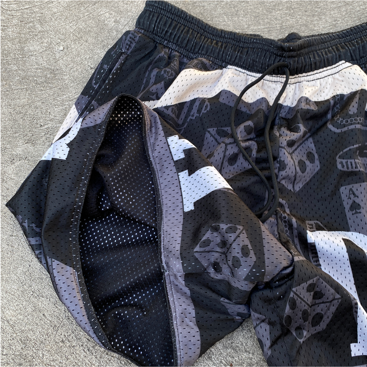 Spades  Cash In Semi Step Mesh Shorts SPADES