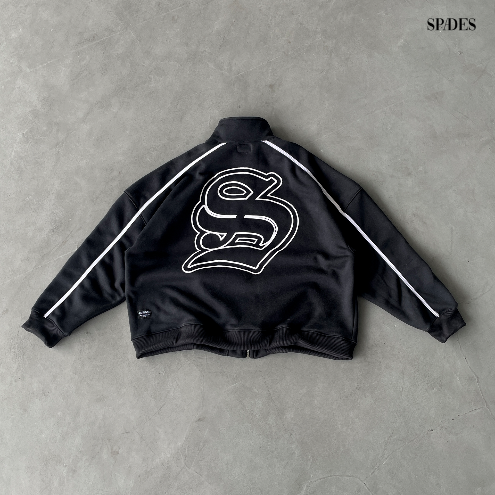 Spades Track Boxy Jacket full zip SPADES