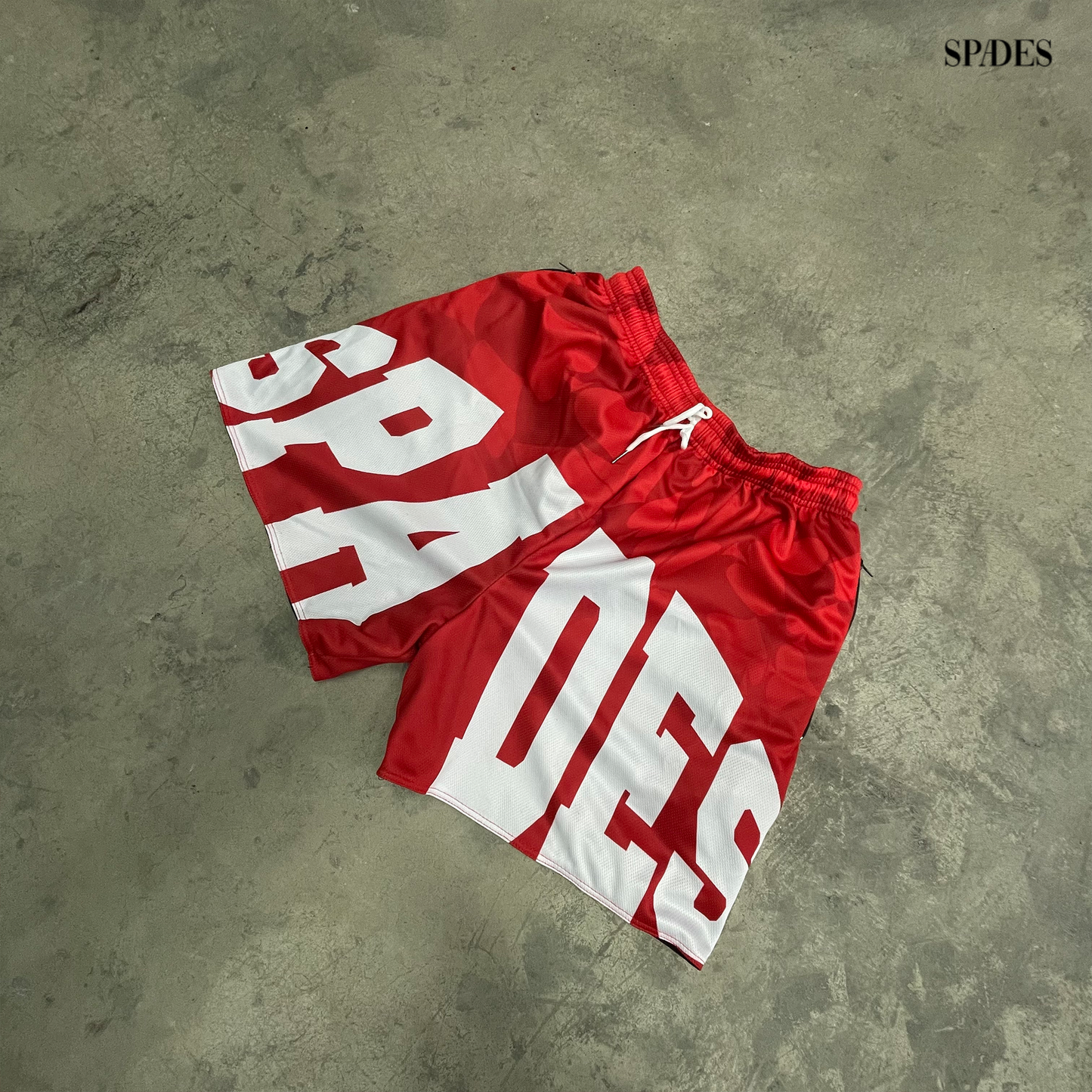 Red Alert Tactical Mesh Shorts SPADES