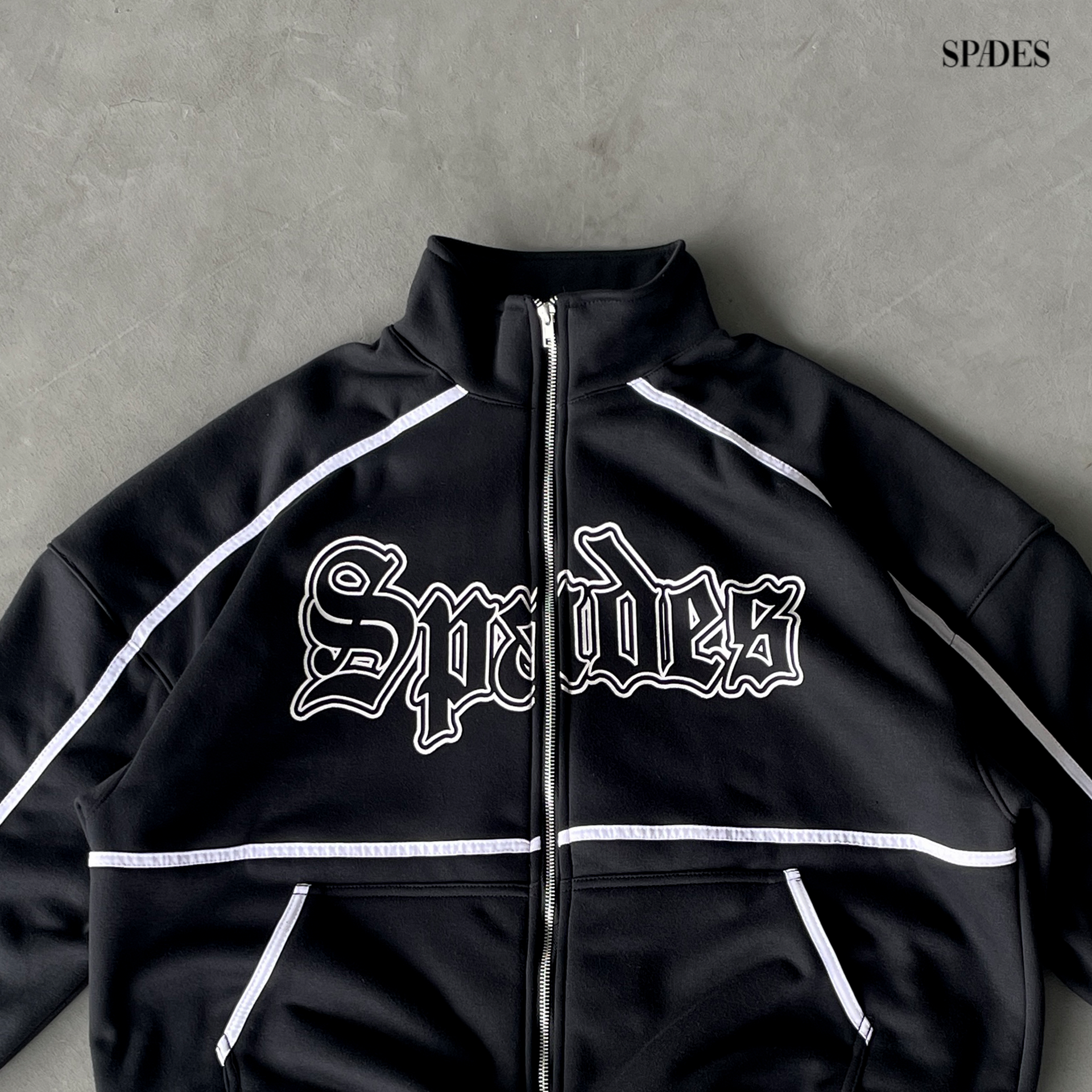 Spades Track Boxy Jacket full zip SPADES