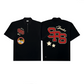 Spades Quarter Zip Polo Crop Bold Moves Black SPADES