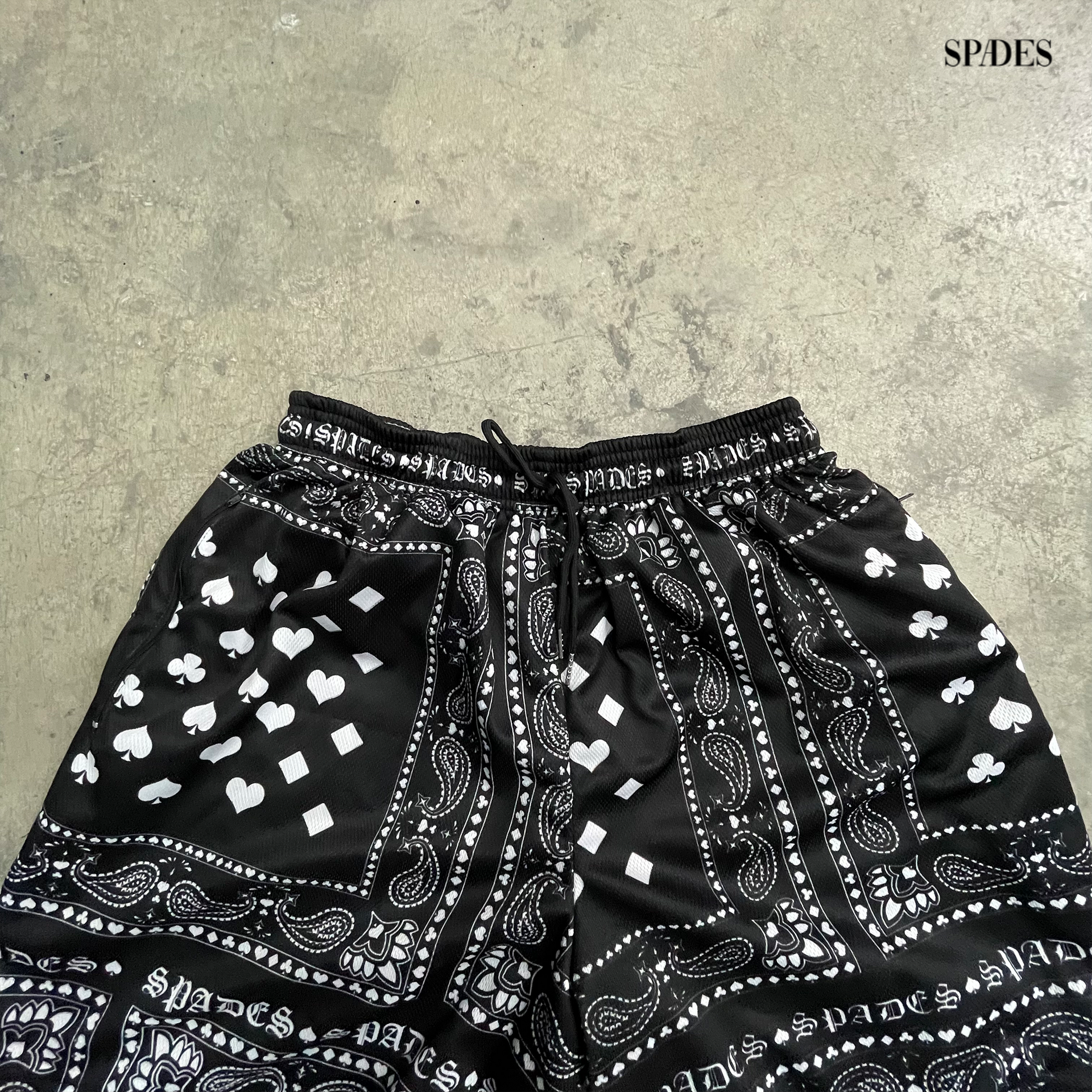 Bandit Zone Outlaw Mesh Shorts SPADES